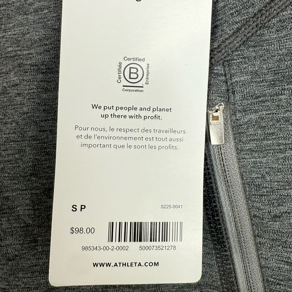 NWT Athleta Rainier Heathered Tight Leggings Heather Grey Small - Picture 7 of 13